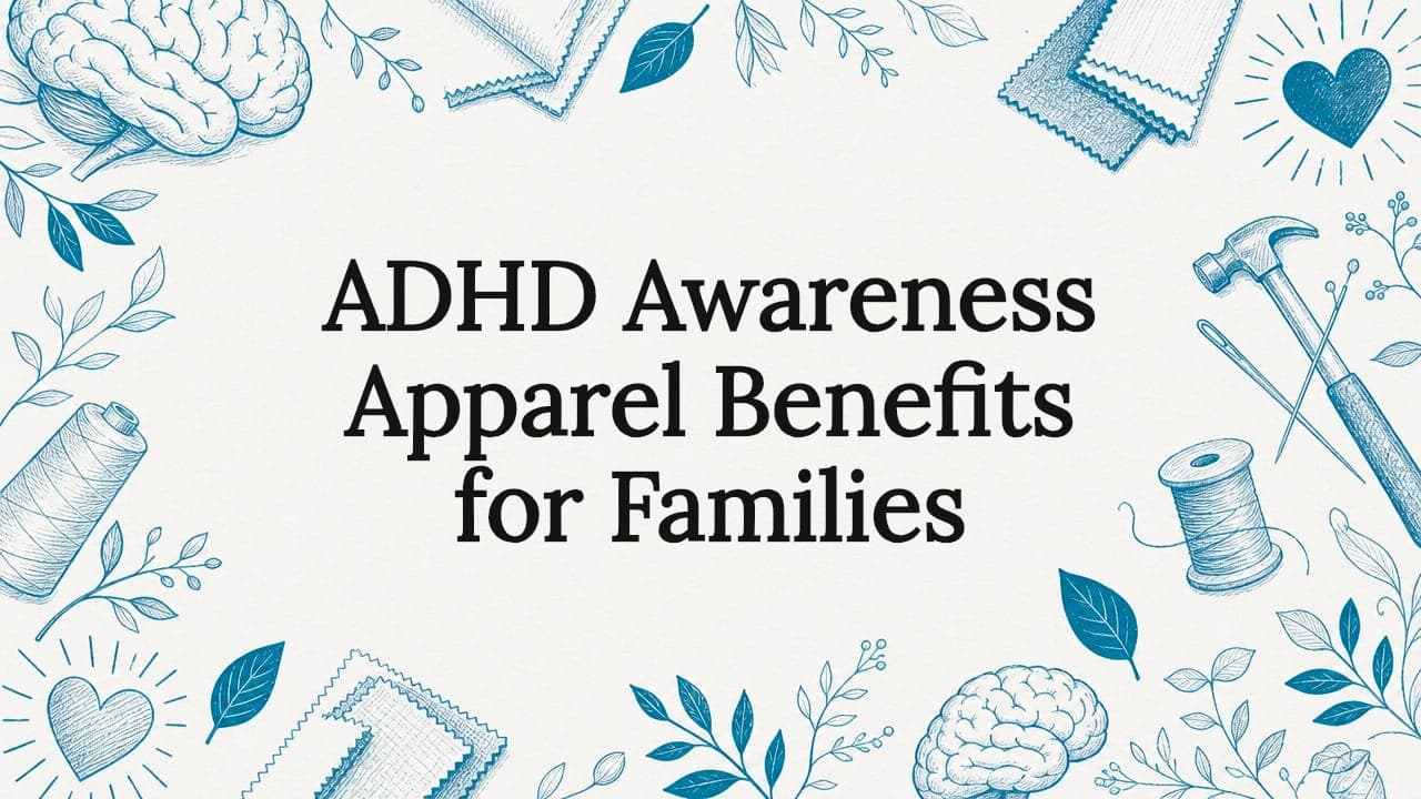 ADHD Awareness Apparel Benefits for Families