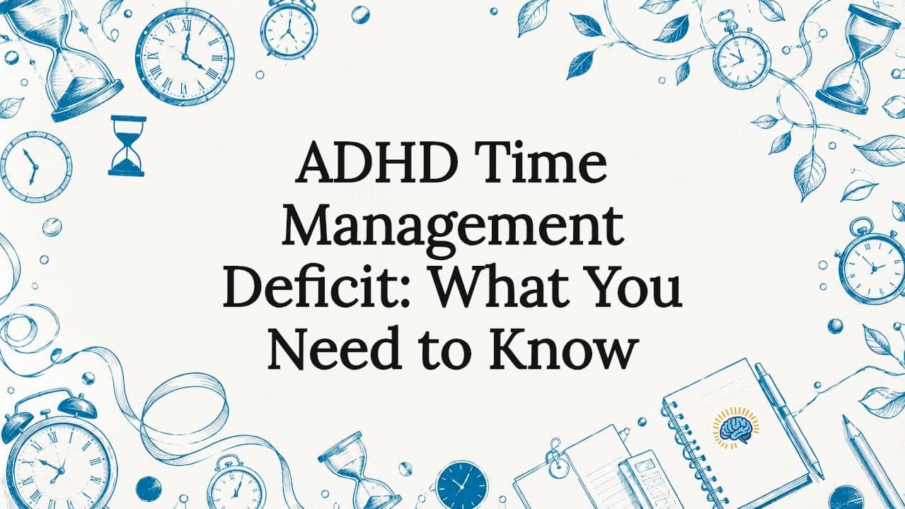 ADHD Time Management Deficit: What You Need to Know