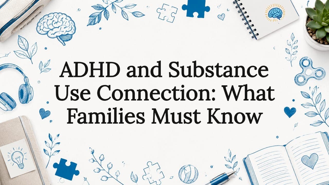 ADHD and Substance Use Connection: What Families Must Know